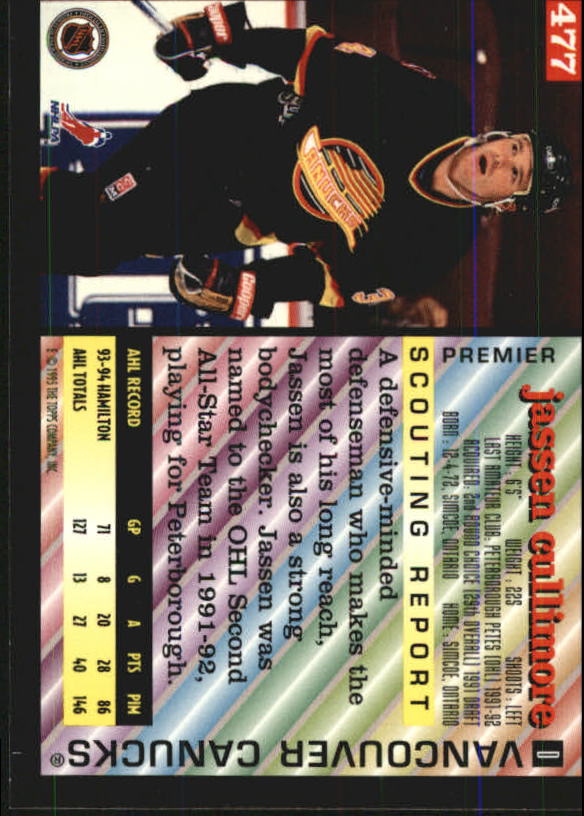 1994-95 Topps Premier Hockey (Pick Card From List 251-499) C142 2-21 - Picture 345 of 381