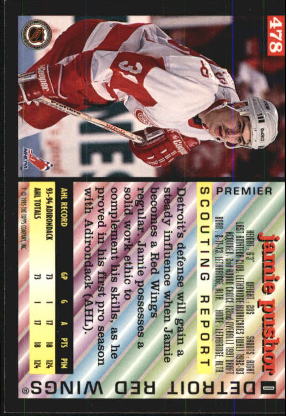 1994-95 Topps Premier Hockey (Pick Card From List 251-499) C142 2-21 - Picture 347 of 381