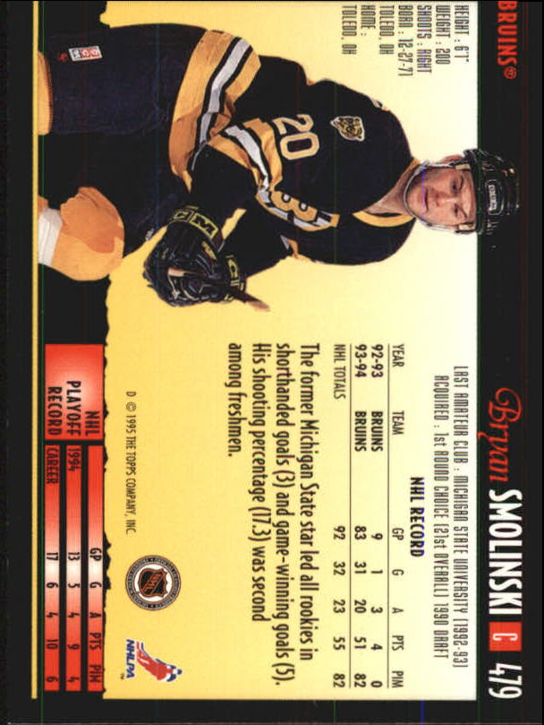 1994-95 Topps Premier Hockey (Pick Card From List 251-499) C142 2-21 - Picture 349 of 381