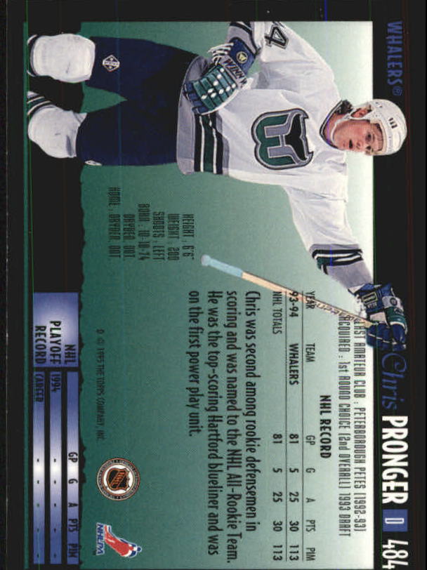1994-95 Topps Premier Hockey (Pick Card From List 251-499) C142 2-21 - Picture 355 of 381
