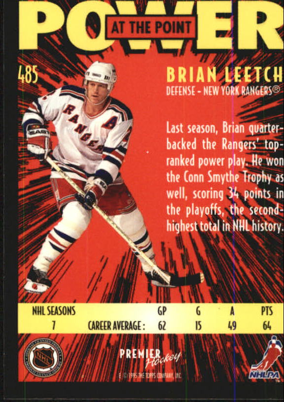 1994-95 Topps Premier Hockey (Pick Card From List 251-499) C142 2-21 - Picture 357 of 381