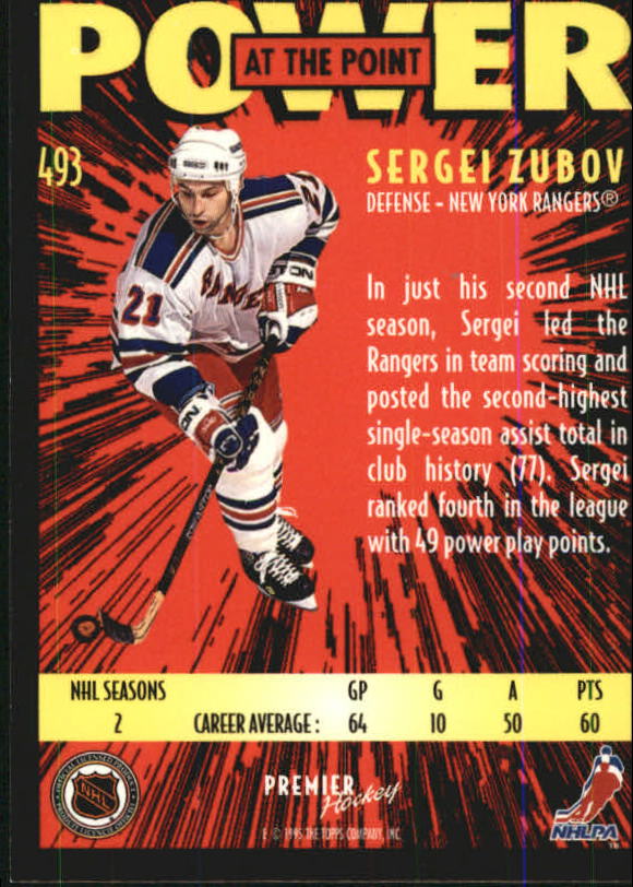 1994-95 Topps Premier Hockey (Pick Card From List 251-499) C142 2-21 - Picture 373 of 381