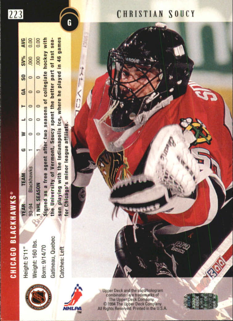 B1030- 1994-95 Upper Deck Hk #s 201-400 +Rookies -You Pick- 15+ FREE US SHIP