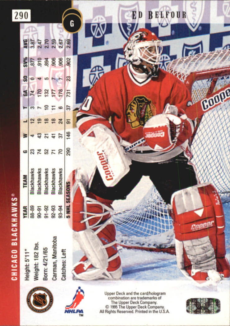 B1030- 1994-95 Upper Deck Hk #s 201-400 +Rookies -You Pick- 15+ FREE US SHIP