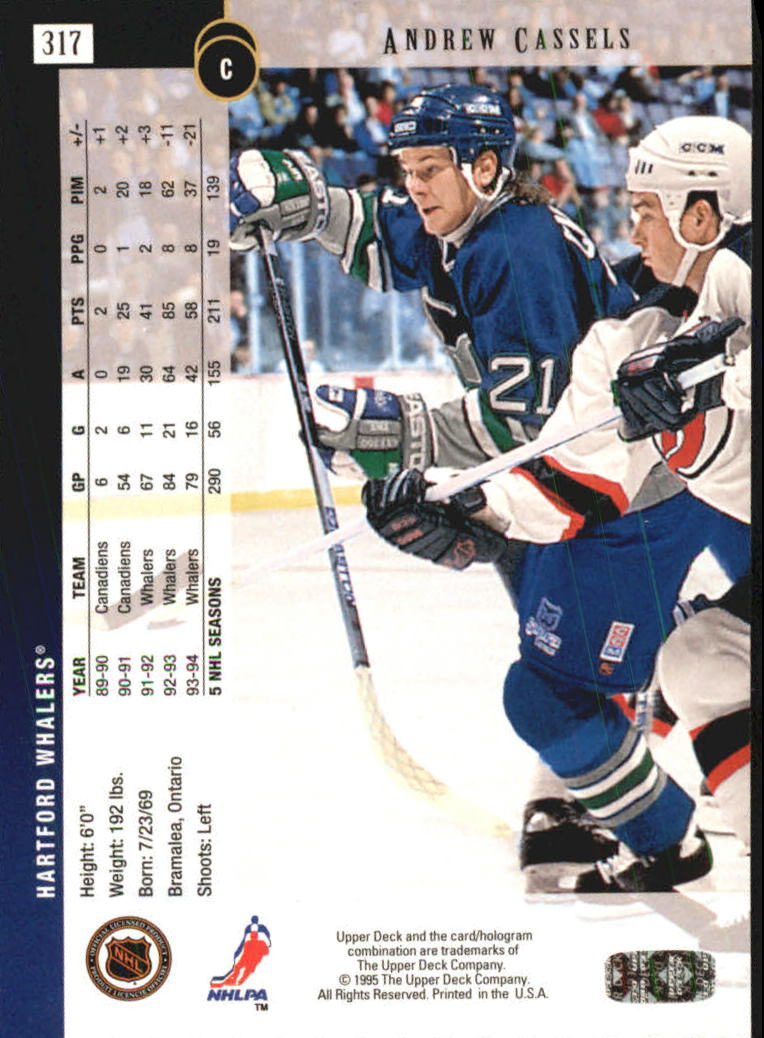 B1030- 1994-95 Upper Deck Hk #s 201-400 +Rookies -You Pick- 15+ FREE US SHIP