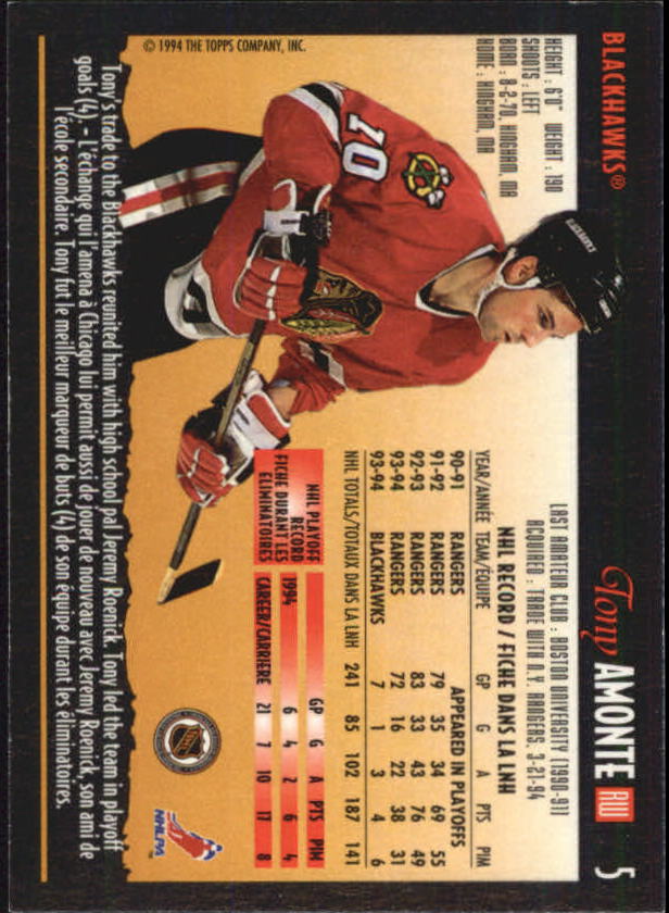 1994-95 O-Pee-Chee Premier - #216 Craig Muni