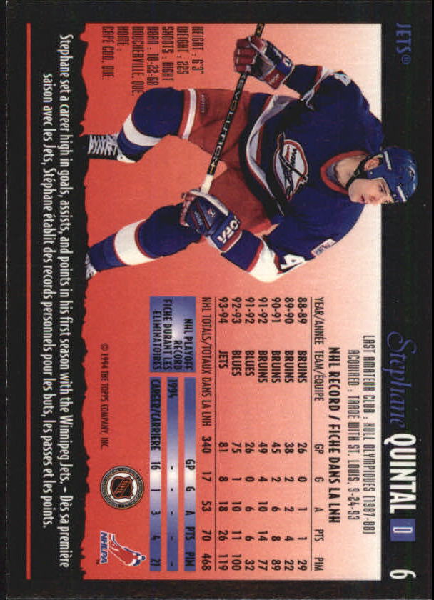 1994-95 O-Pee-Chee Premier - #216 Craig Muni