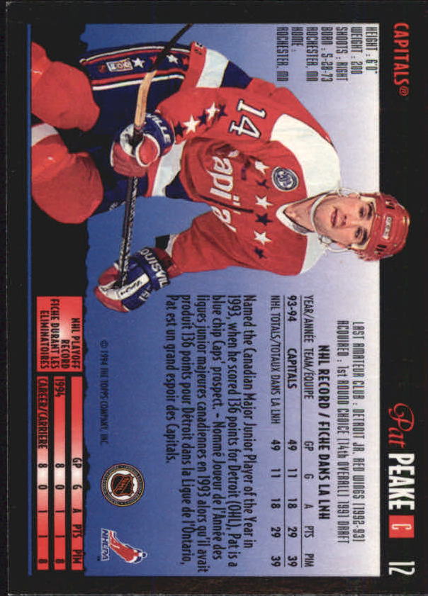 1994-95 O-Pee-Chee Premier - #216 Craig Muni