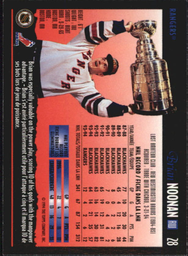 1994-95 O-Pee-Chee Premier - #216 Craig Muni