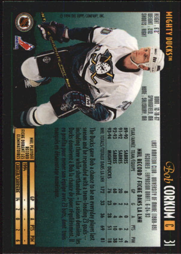 1994-95 O-Pee-Chee Premier - #216 Craig Muni