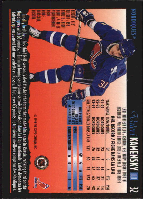 1994-95 O-Pee-Chee Premier - #216 Craig Muni