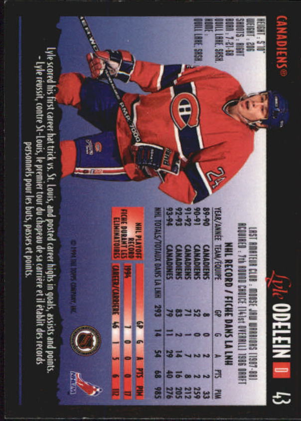 1994-95 O-Pee-Chee Premier - #216 Craig Muni