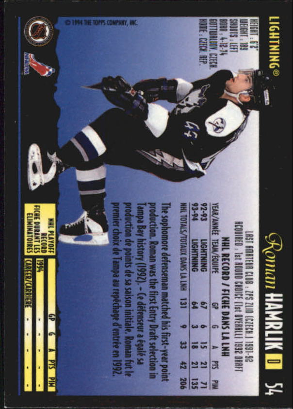 1994-95 O-Pee-Chee Premier - #216 Craig Muni