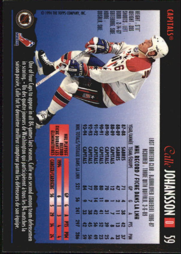 1994-95 O-Pee-Chee Premier - #216 Craig Muni