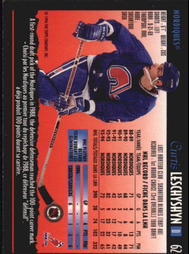 1994-95 O-Pee-Chee Premier - #216 Craig Muni