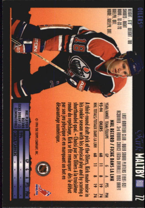 1994-95 O-Pee-Chee Premier - #216 Craig Muni