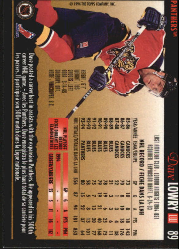 1994-95 O-Pee-Chee Premier - #216 Craig Muni