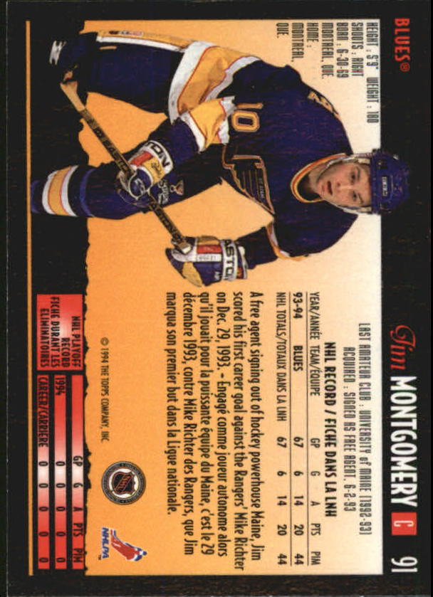 1994-95 O-Pee-Chee Premier - #216 Craig Muni