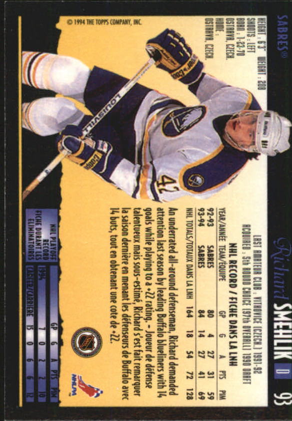 1994-95 O-Pee-Chee Premier - #216 Craig Muni