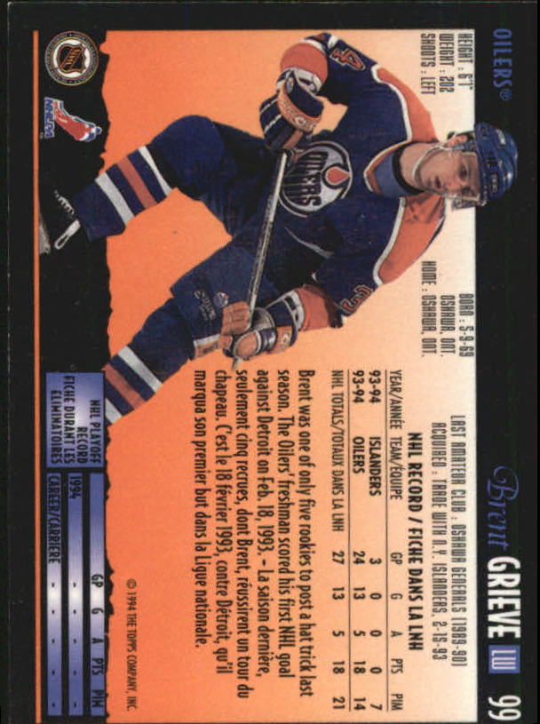 1994-95 O-Pee-Chee Premier - #216 Craig Muni