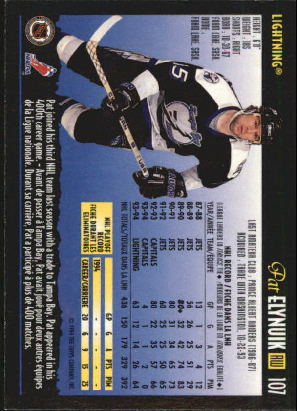 1994-95 O-Pee-Chee Premier - #216 Craig Muni