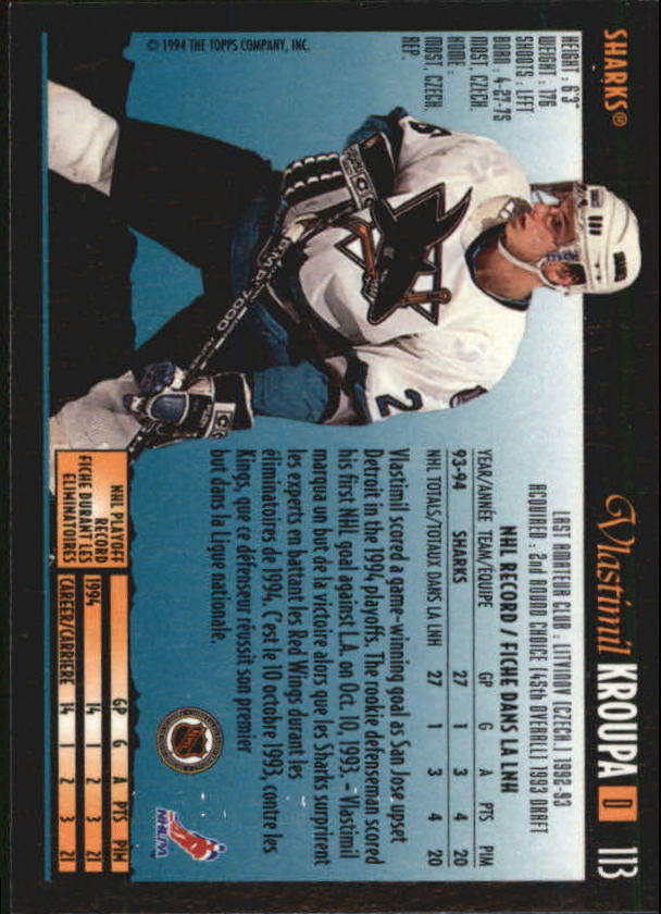 1994-95 O-Pee-Chee Premier - #216 Craig Muni