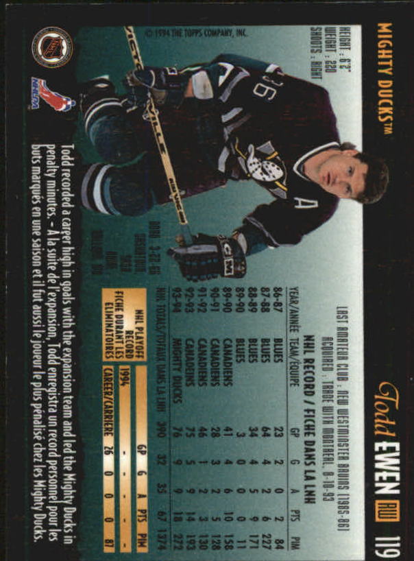 1994-95 O-Pee-Chee Premier - #216 Craig Muni