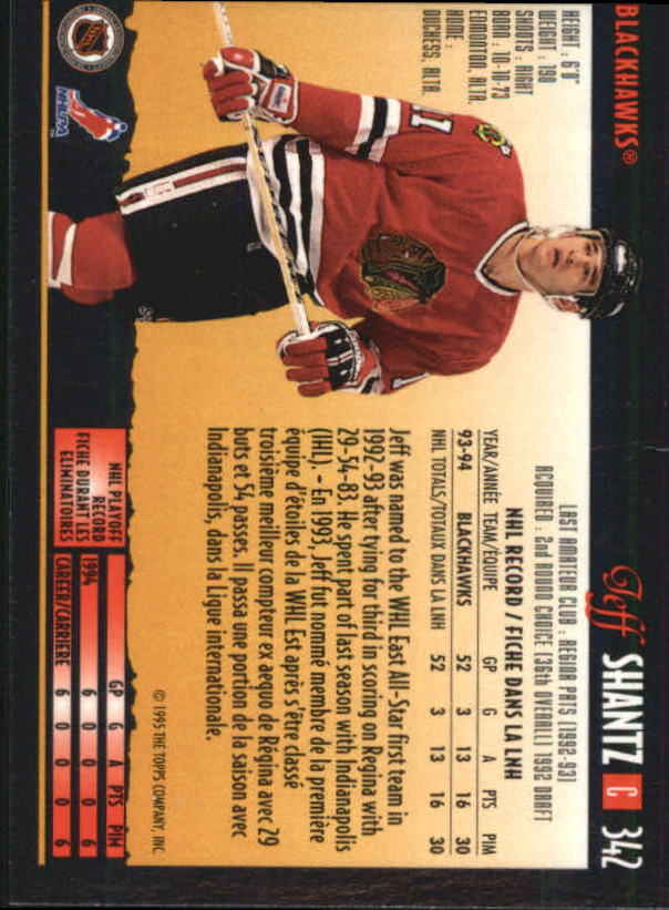 1994-95 O-Pee-Chee Premier - #496 Jimmy Waite