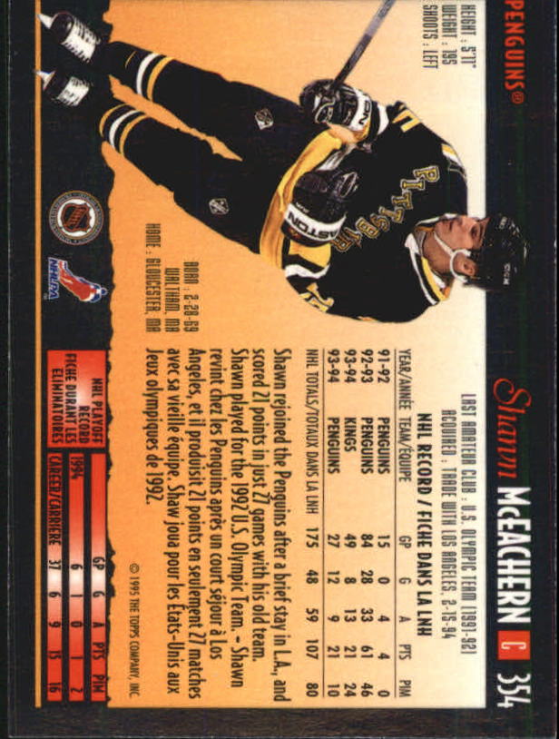 1994-95 O-Pee-Chee Premier - #496 Jimmy Waite