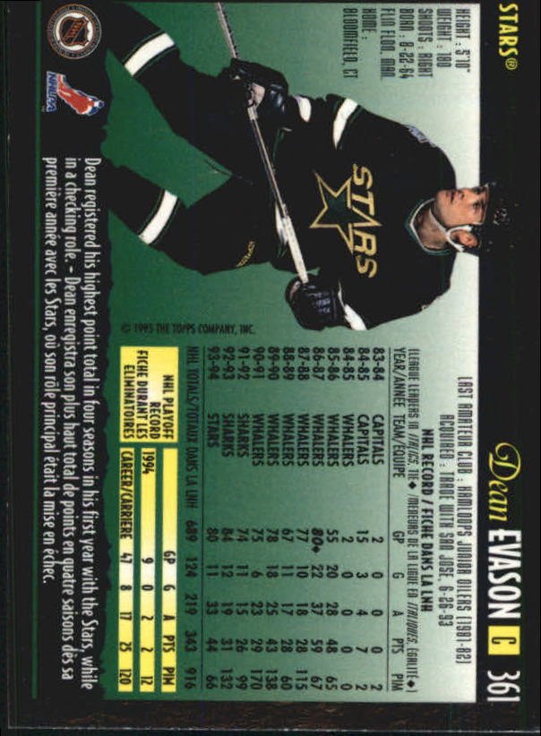 1994-95 O-Pee-Chee Premier - #496 Jimmy Waite