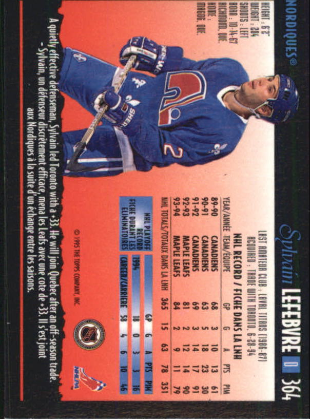 1994-95 O-Pee-Chee Premier - #496 Jimmy Waite