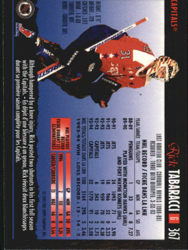 1994-95 O-Pee-Chee Premier - #496 Jimmy Waite