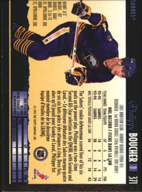 1994-95 O-Pee-Chee Premier - #496 Jimmy Waite