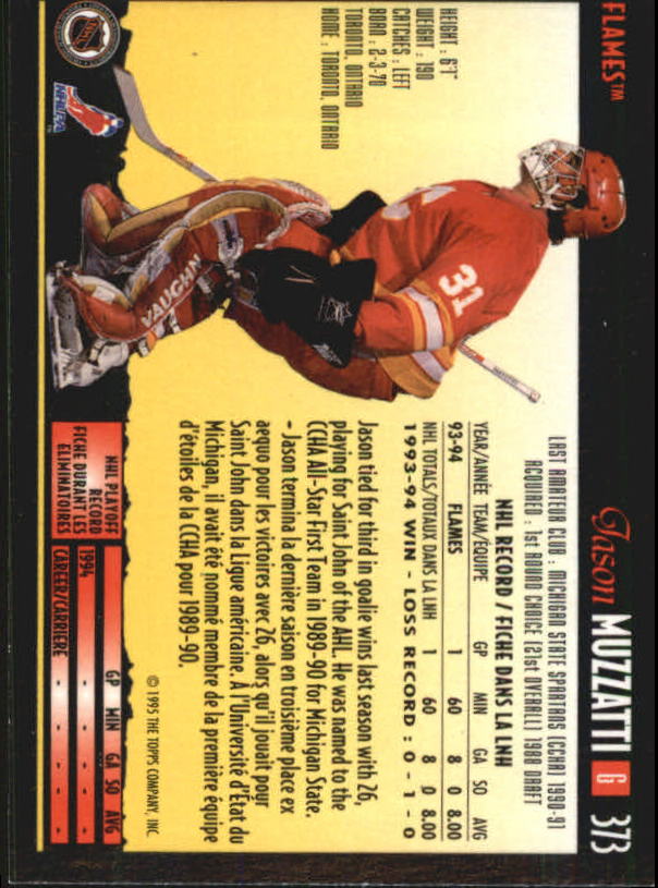 1994-95 O-Pee-Chee Premier - #496 Jimmy Waite