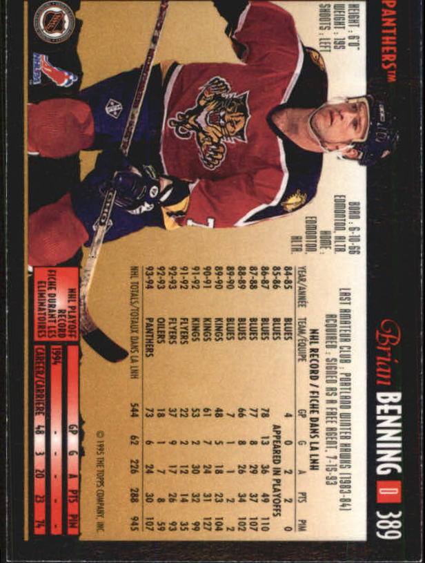 1994-95 O-Pee-Chee Premier - #496 Jimmy Waite