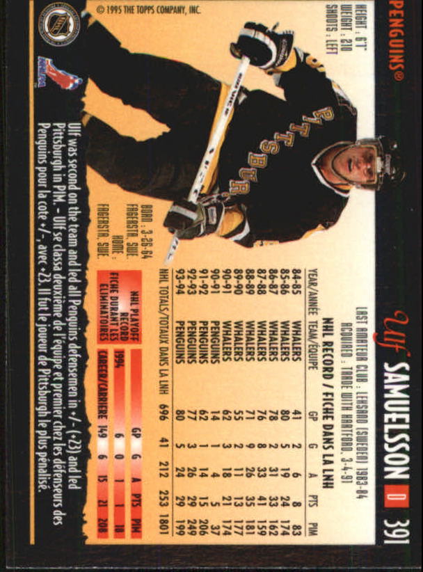 1994-95 O-Pee-Chee Premier - #496 Jimmy Waite