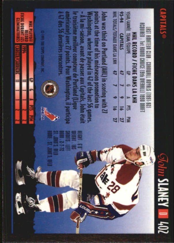 1994-95 O-Pee-Chee Premier - #496 Jimmy Waite