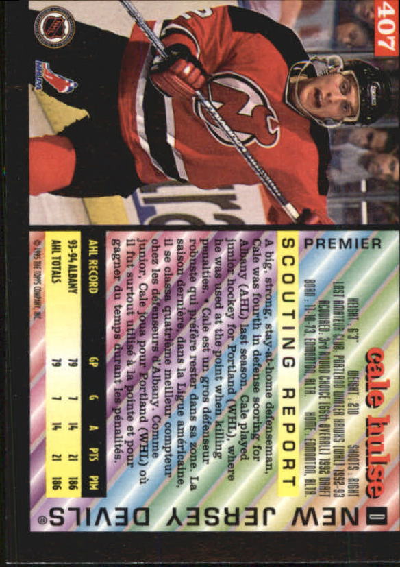 1994-95 O-Pee-Chee Premier - #496 Jimmy Waite