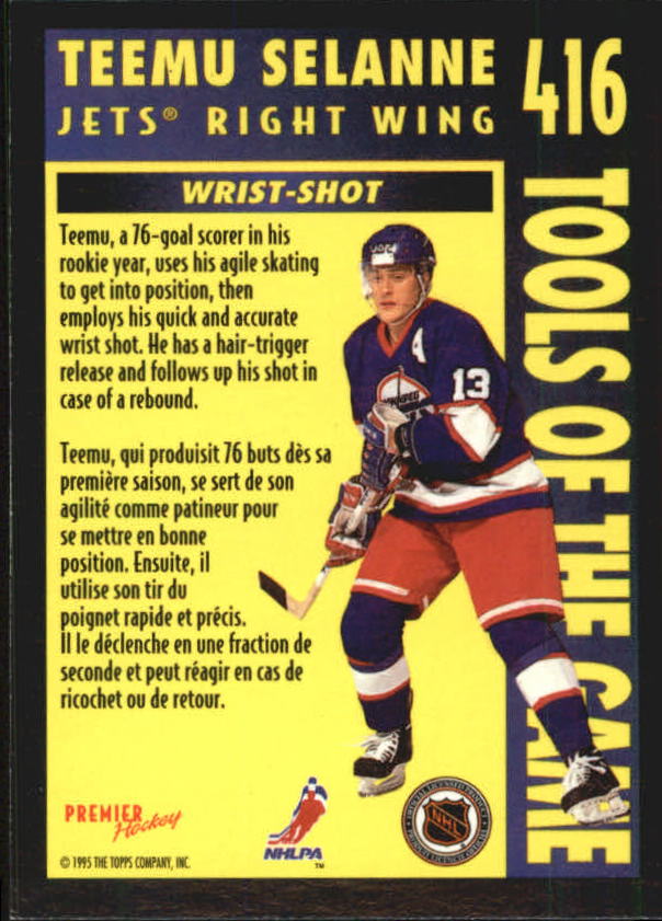 1994-95 O-Pee-Chee Premier - #496 Jimmy Waite