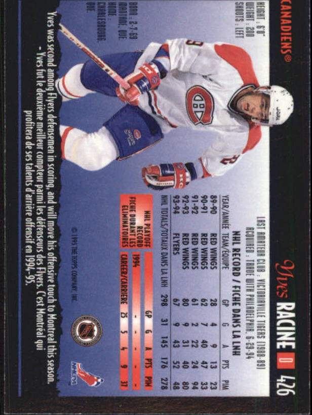 1994-95 O-Pee-Chee Premier - #496 Jimmy Waite