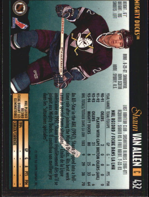 1994-95 O-Pee-Chee Premier - #496 Jimmy Waite