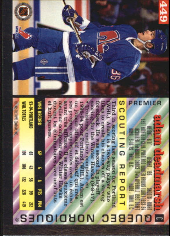 1994-95 O-Pee-Chee Premier - #496 Jimmy Waite