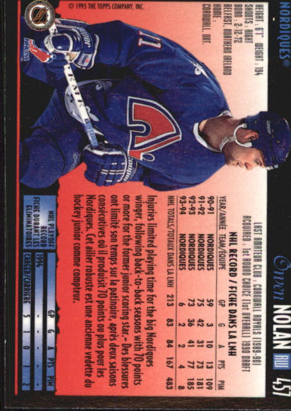 1994-95 O-Pee-Chee Premier - #496 Jimmy Waite