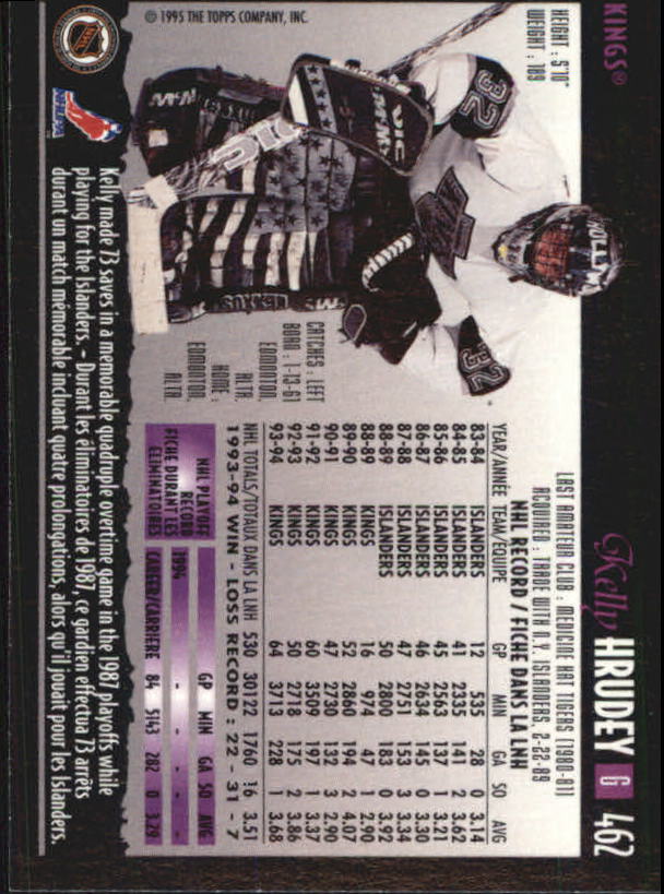 1994-95 O-Pee-Chee Premier - #496 Jimmy Waite