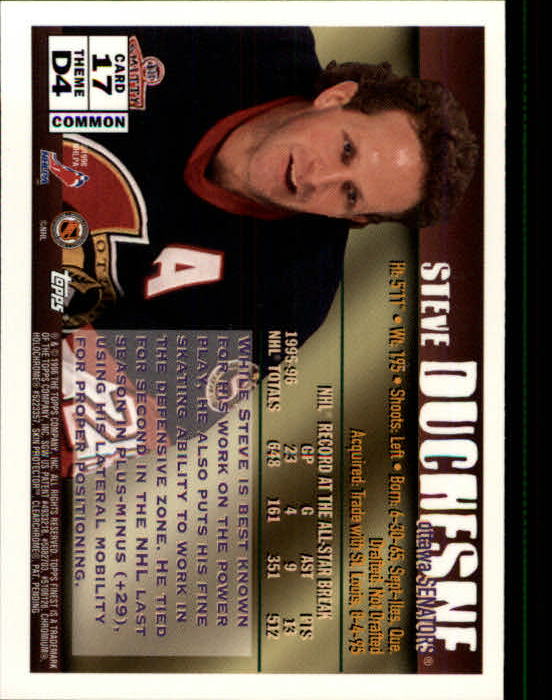 1995-96 Topps Finest - #141 Sandis Ozolinsh