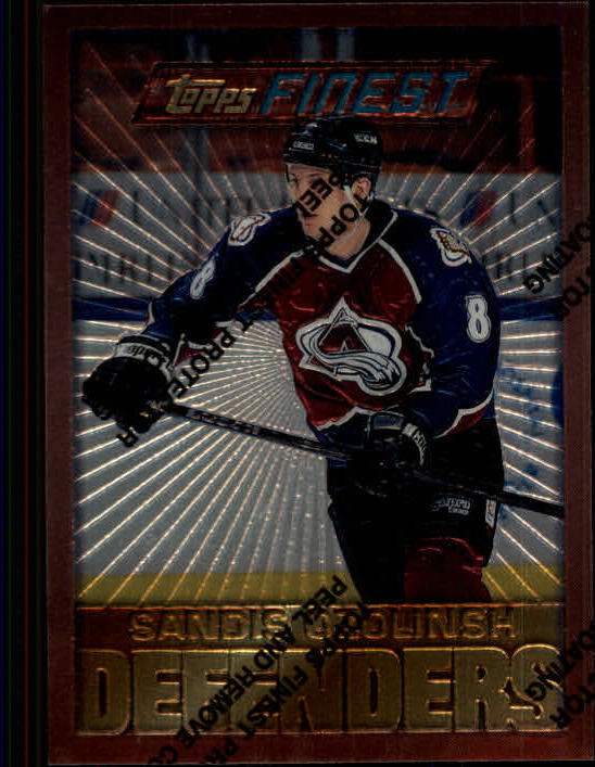 1995-96 Topps Finest - #141 Sandis Ozolinsh