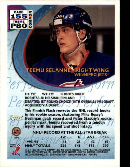 1995-96 Topps Finest - #141 Sandis Ozolinsh