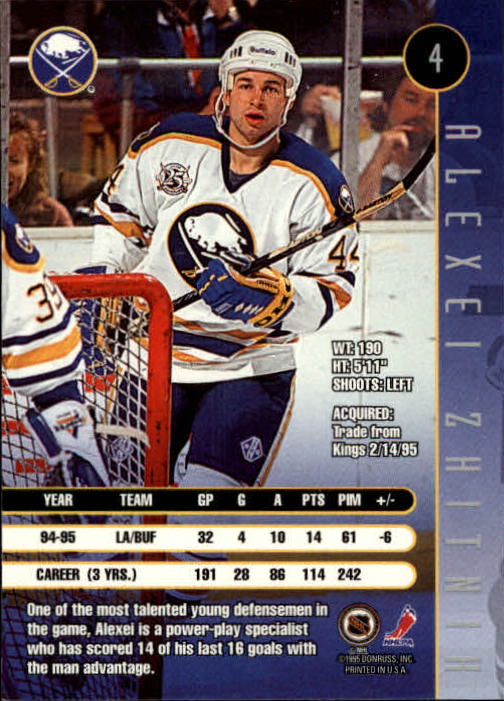 1995-96 Leaf Hockey Card #s 1-200 +Rookies (A6447) - You Pick - 10+ FREE SHIP - Picture 9 of 387