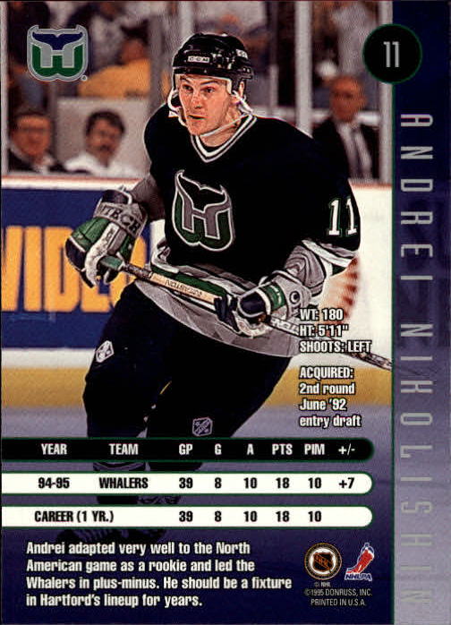 1995-96 Leaf Hockey Card #s 1-200 +Rookies (A6447) - You Pick - 10+ FREE SHIP - Picture 23 of 387