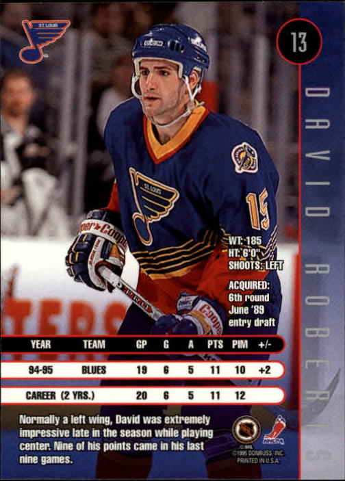 1995-96 Leaf Hockey Card #s 1-200 +Rookies (A6447) - You Pick - 10+ FREE SHIP - Picture 27 of 387